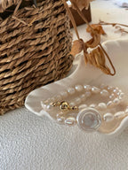 Vintage-Halskette mit Perlen