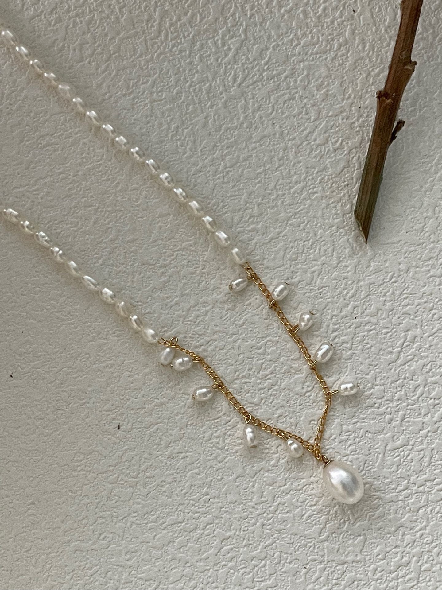 „Fairy Trail“ 14K-Gold-Perlenkette