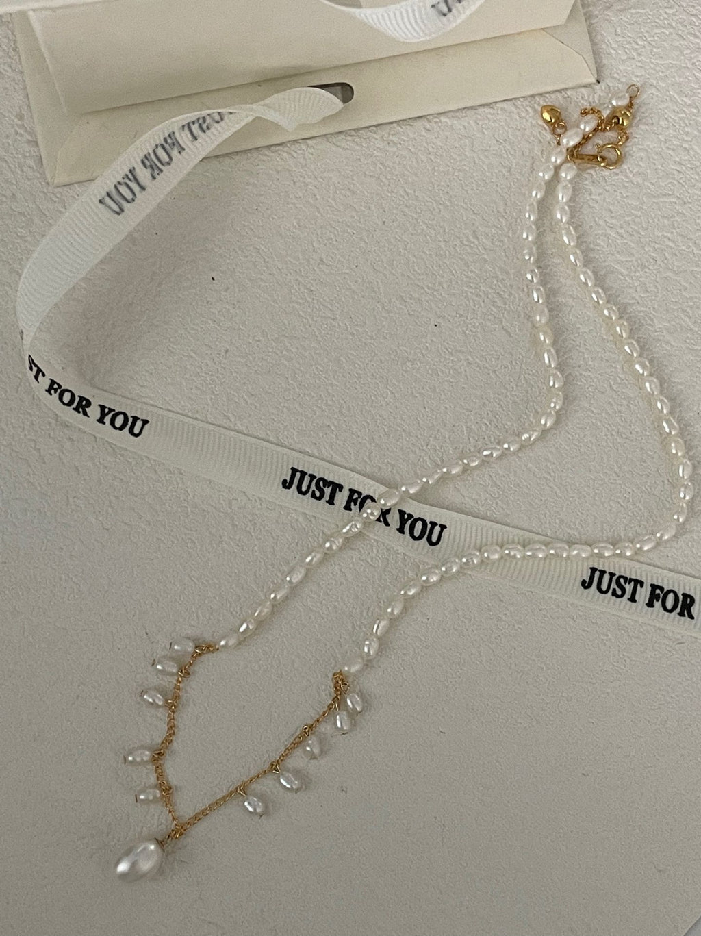 „Fairy Trail“ 14K-Gold-Perlenkette