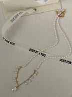 „Fairy Trail“ 14K-Gold-Perlenkette