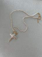 „Cross of Grace“ Barockperlen-Halskette