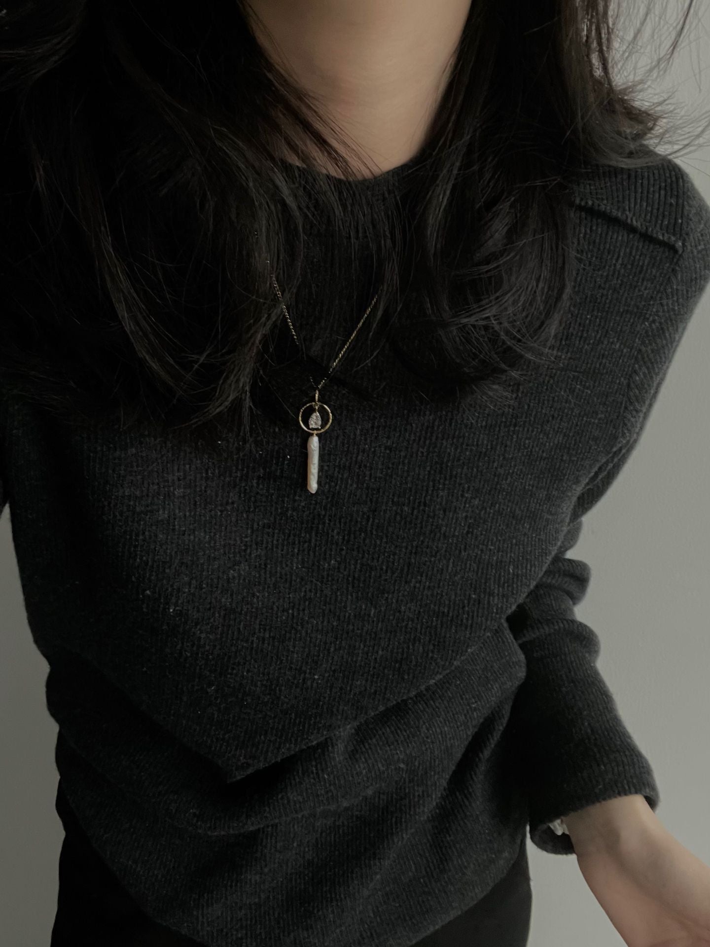 „Fallen Galaxy“ 14K Gold-Filled-Perlenkette