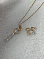 „Fallen Galaxy“ 14K Gold-Filled-Perlenkette