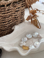 „Roman Holiday“ 18K-vergoldetes Perlenarmband