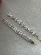 „Baroque Timepiece on the Wrist“ versilbertes 18K-Gold-Armband