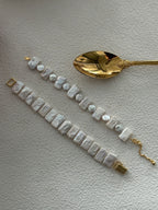 „Baroque Timepiece on the Wrist“ versilbertes 18K-Gold-Armband