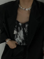 “Sunflower on the Wrist” Baroque Pearl Bracele