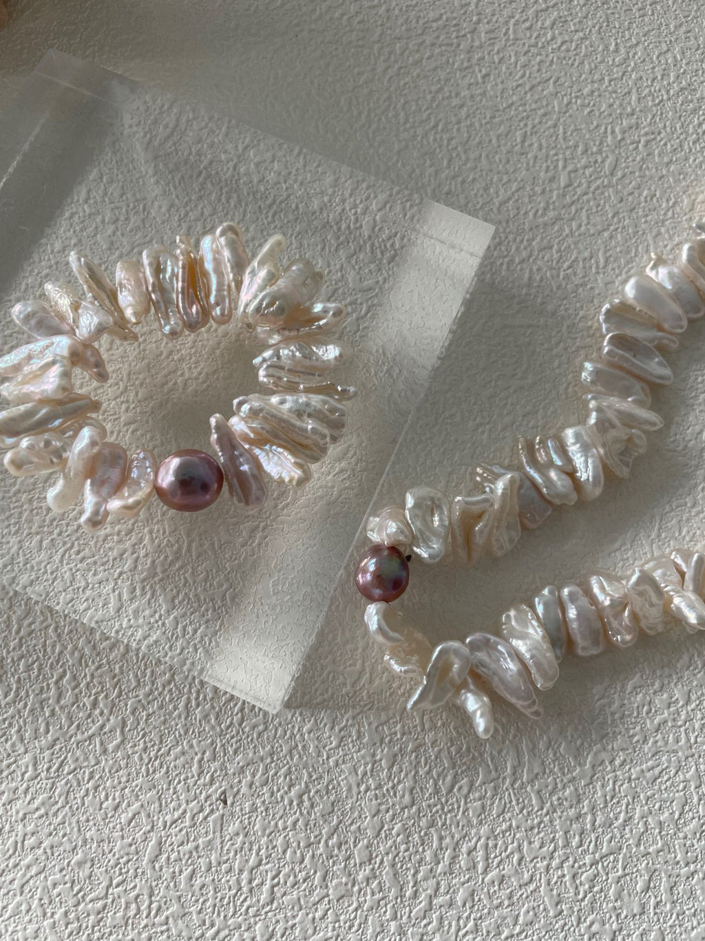 “Sunflower on the Wrist” Baroque Pearl Bracele