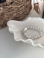 „Pearls in Dialogue“ Edison-Mixed-Perlen-Armband aus Sterlingsilber