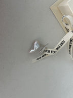 „Dagger Pearl“ Sterlingsilber-Ring mit Barockperle