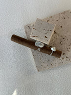 „Silver-Blue Poem“ Sterlingsilber-Ring mit Barockperle