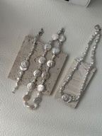 „Tidal Sun & Moon“ Sterlingsilber-Perlenkette