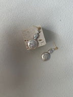 “Sun & Moon” 14K Gold-Filled Multi-Pearl Drop Earrings