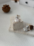 “Sun & Moon” 14K Gold-Filled Multi-Pearl Drop Earrings