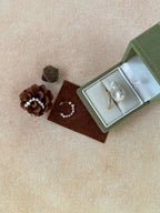 Offener Ring mit Barockperle