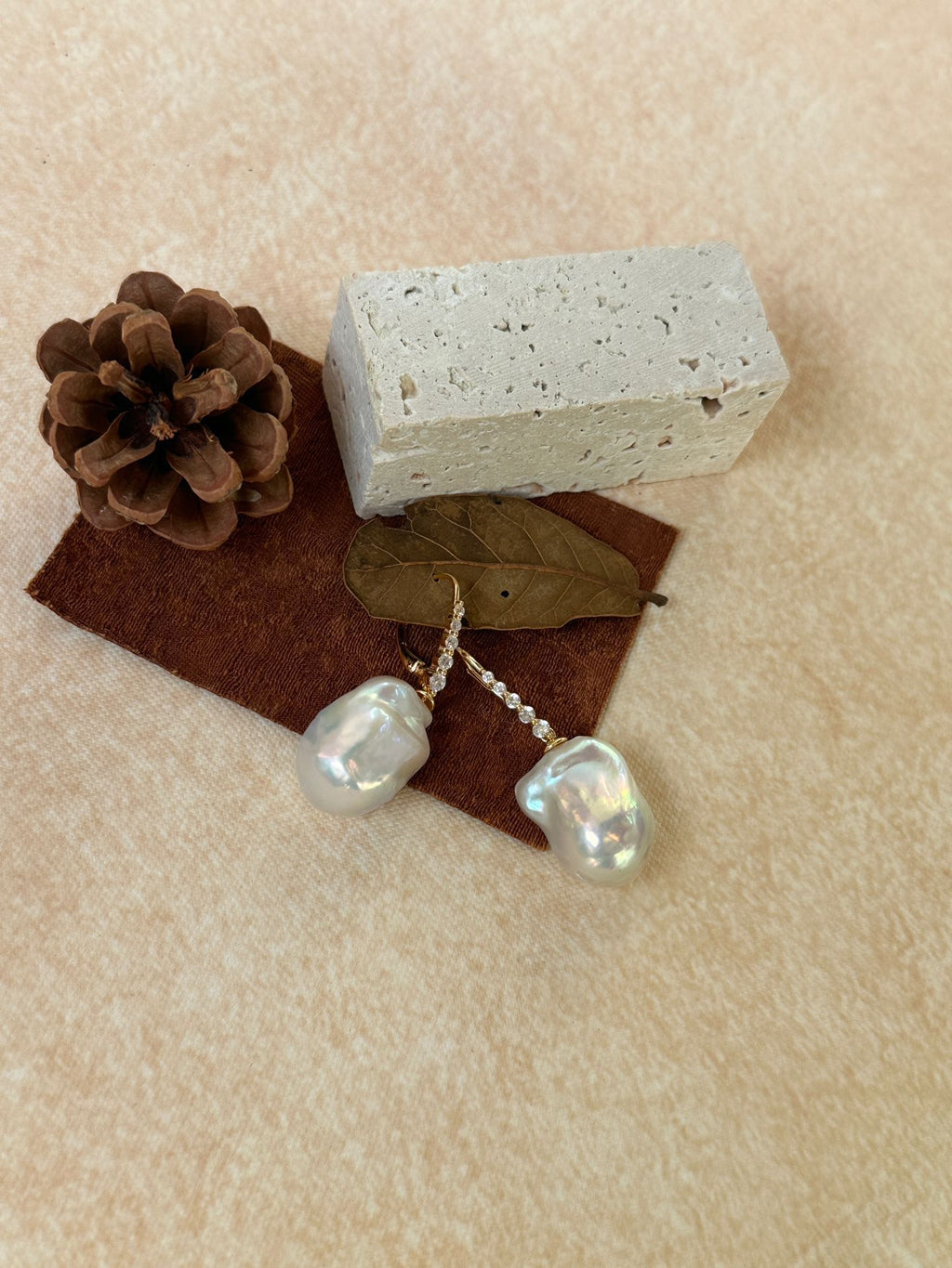 Barockperlen-Langohrhänger