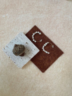 „Double C“ Perlen-Ohrringe