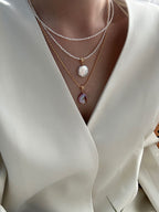 „Lilac Skirt“ Perlenkette