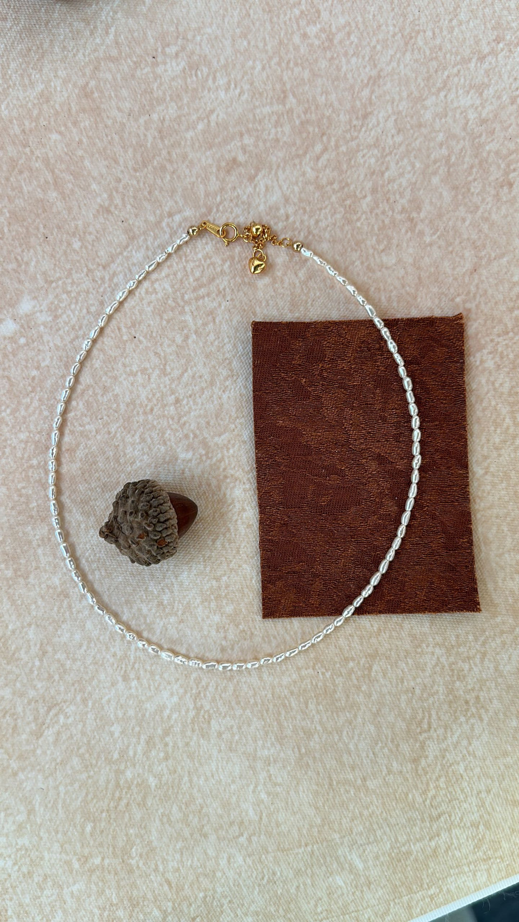 Doppelreihiges Keshi-Perlen-Armband