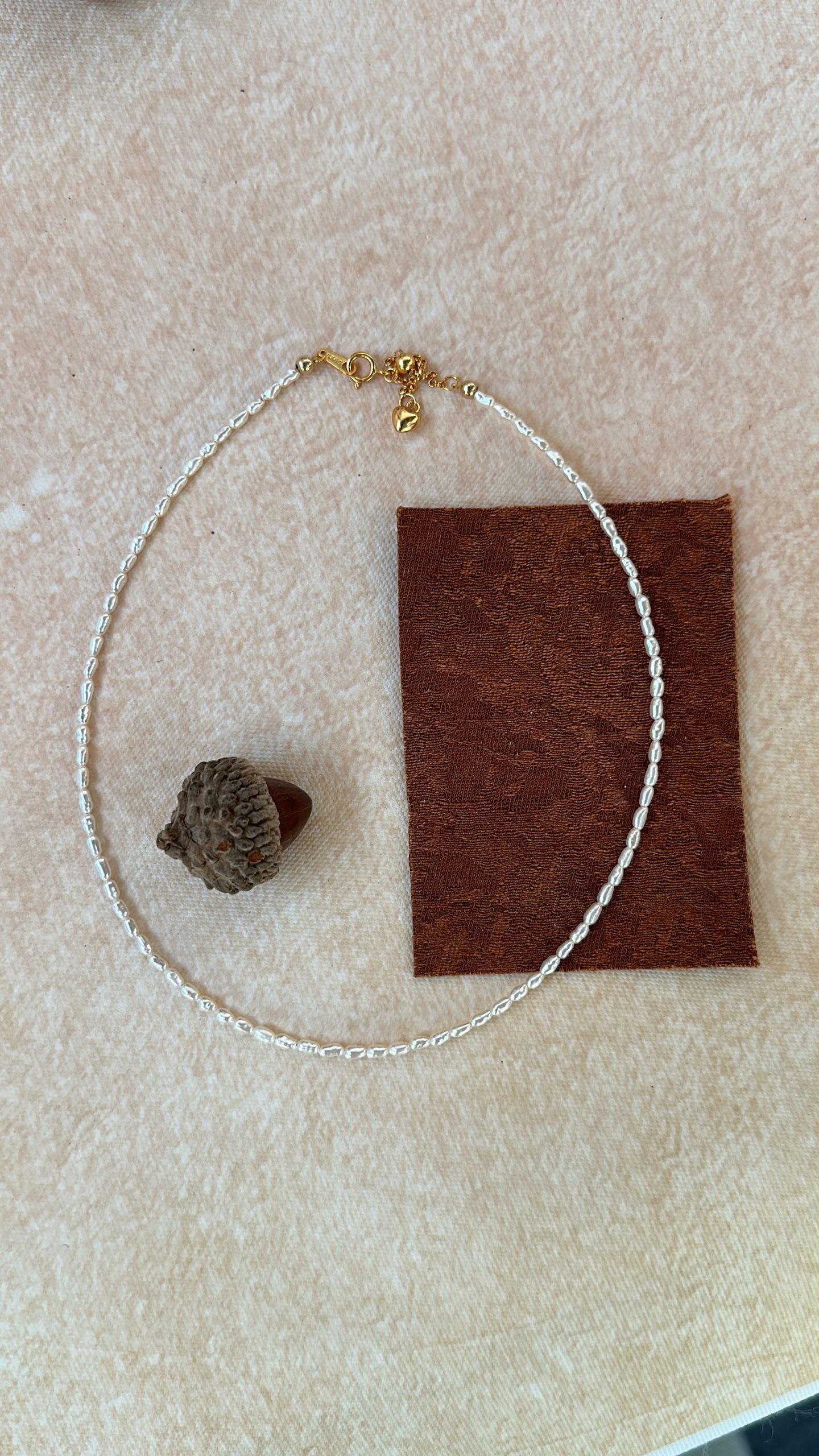 Doppelreihiges Keshi-Perlen-Armband