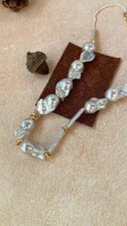 „Barn-Style“ Barockperlen-Halskette