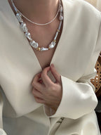 „Barn-Style“ Barockperlen-Halskette