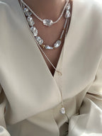 „Barn-Style“ Barockperlen-Halskette