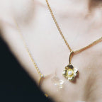 Vintage Pearl Flower Necklace