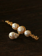 Vintage Bar-Style Natural Brooch